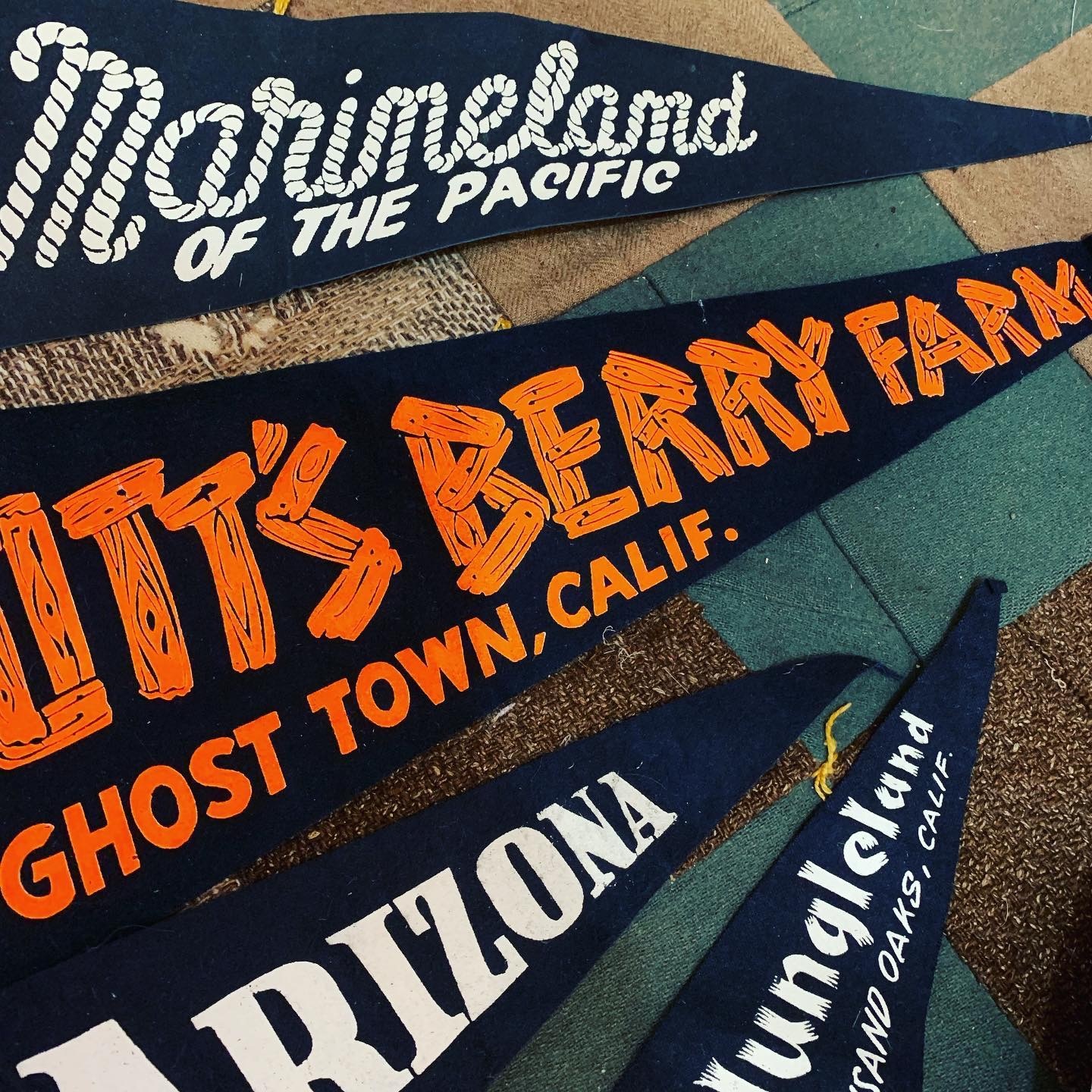 Vintage Pennant Love