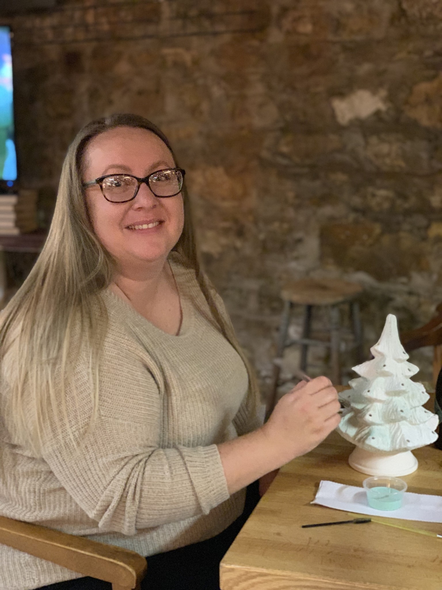 Ceramic Christmas Tree Painting Party