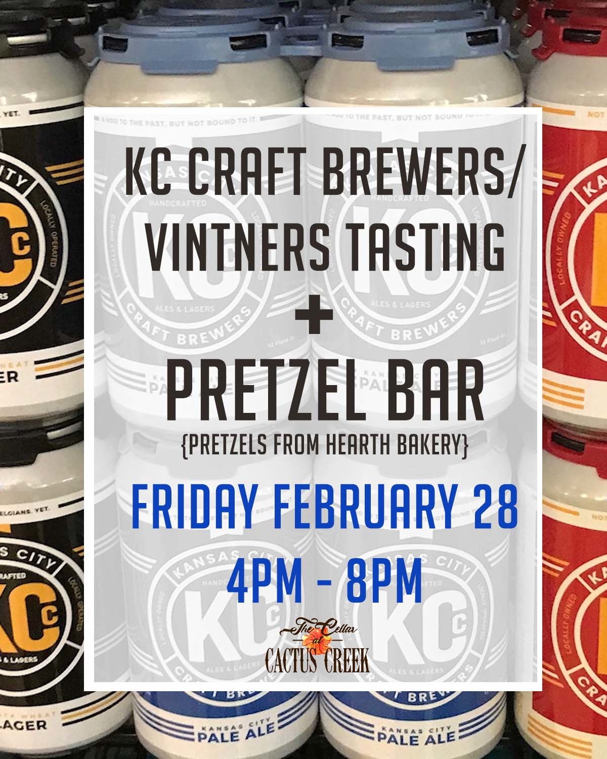 Pretzel Bar + KC Craft Co. Brewers and Vinters