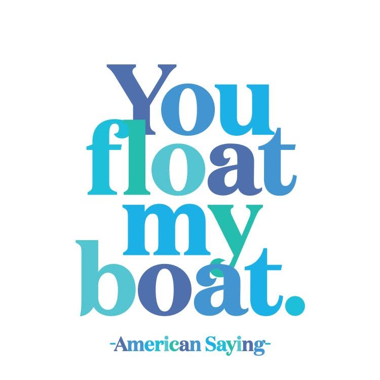 You Float my Boat Inspirational Card Cactus Creek
