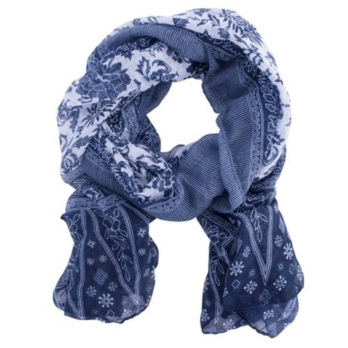 ladies navy scarf