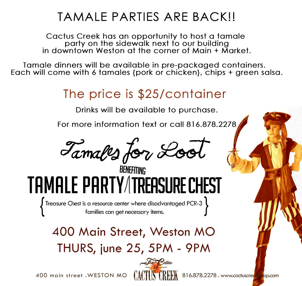 Tamale Party on the Sidewalk benefiting Treasure Chest