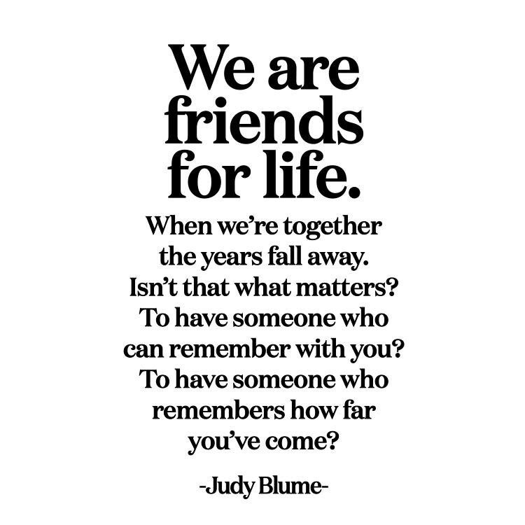 We are Friends for Life Inspirational Card