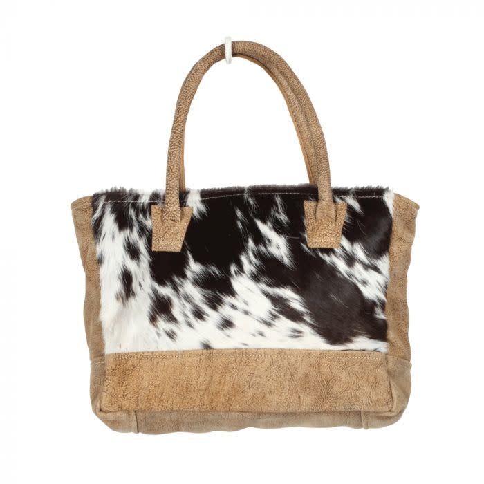 cowhide purse