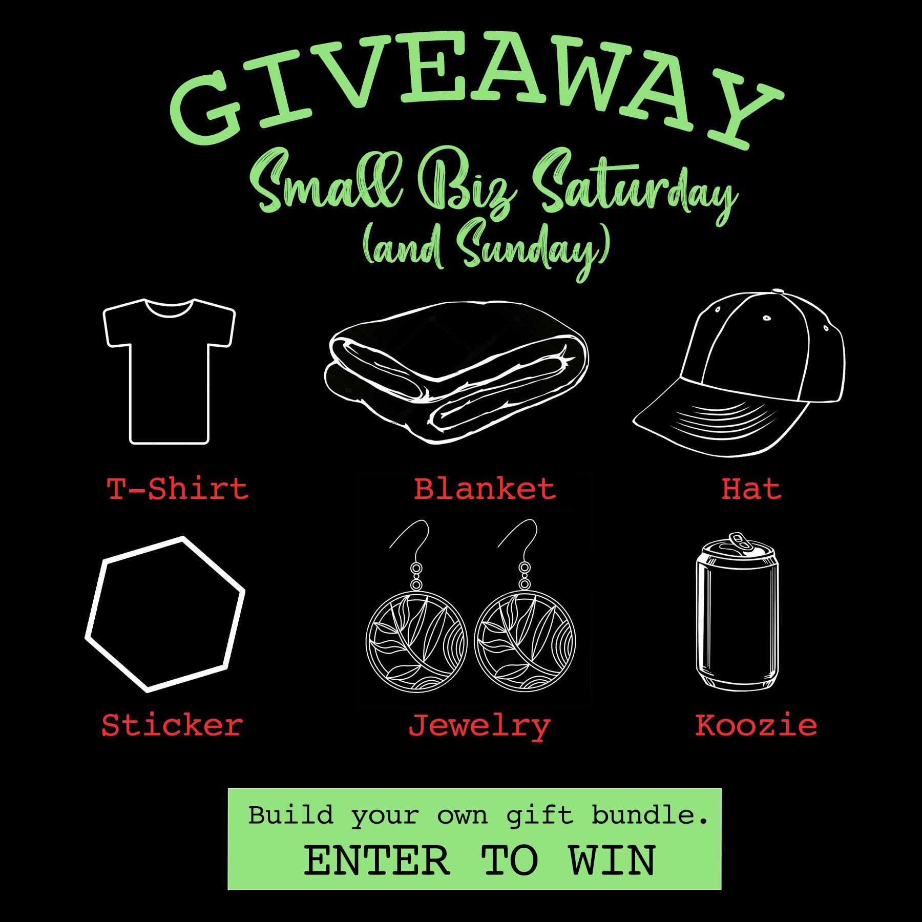2021 Small Business Saturday (& Sunday) GIVEAWAY