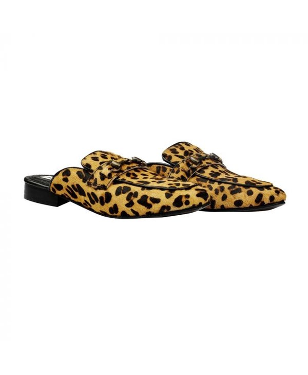 mule leopard shoes