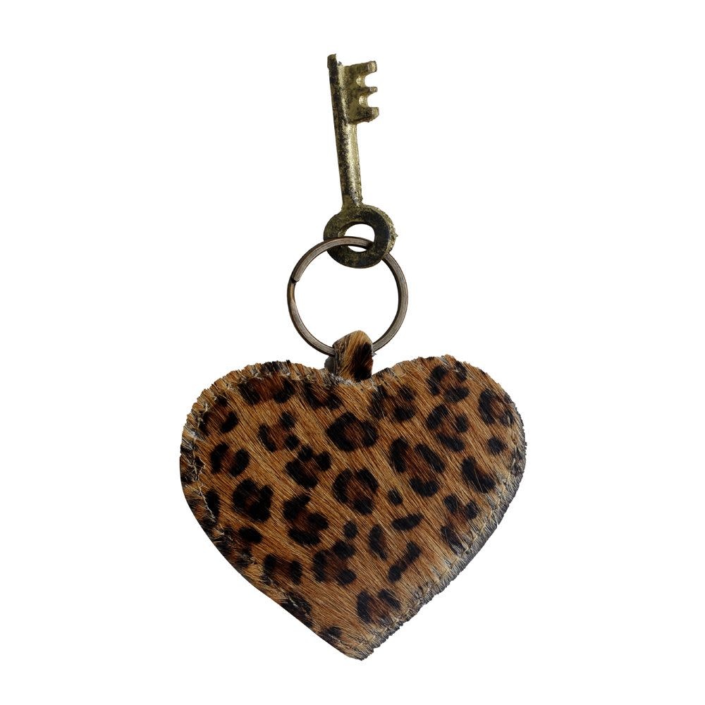 Welcome Note Heart Keychain