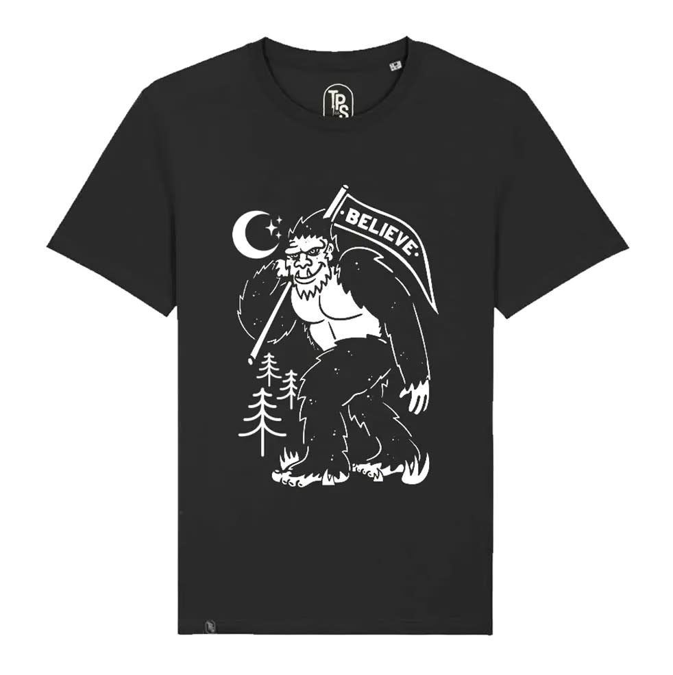 Sasquatch Believe Graphic T Shirt