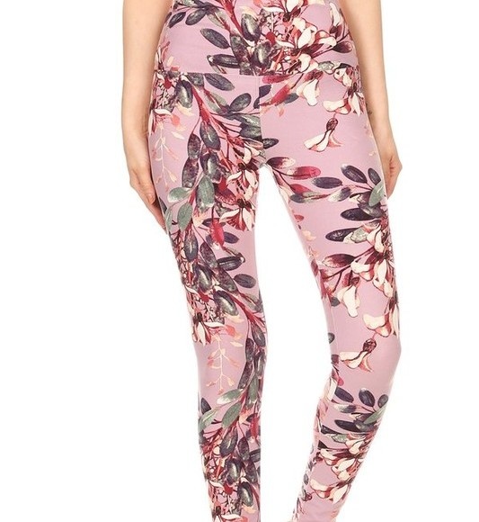 Violet Appeal Yoga Band Leggings - One 