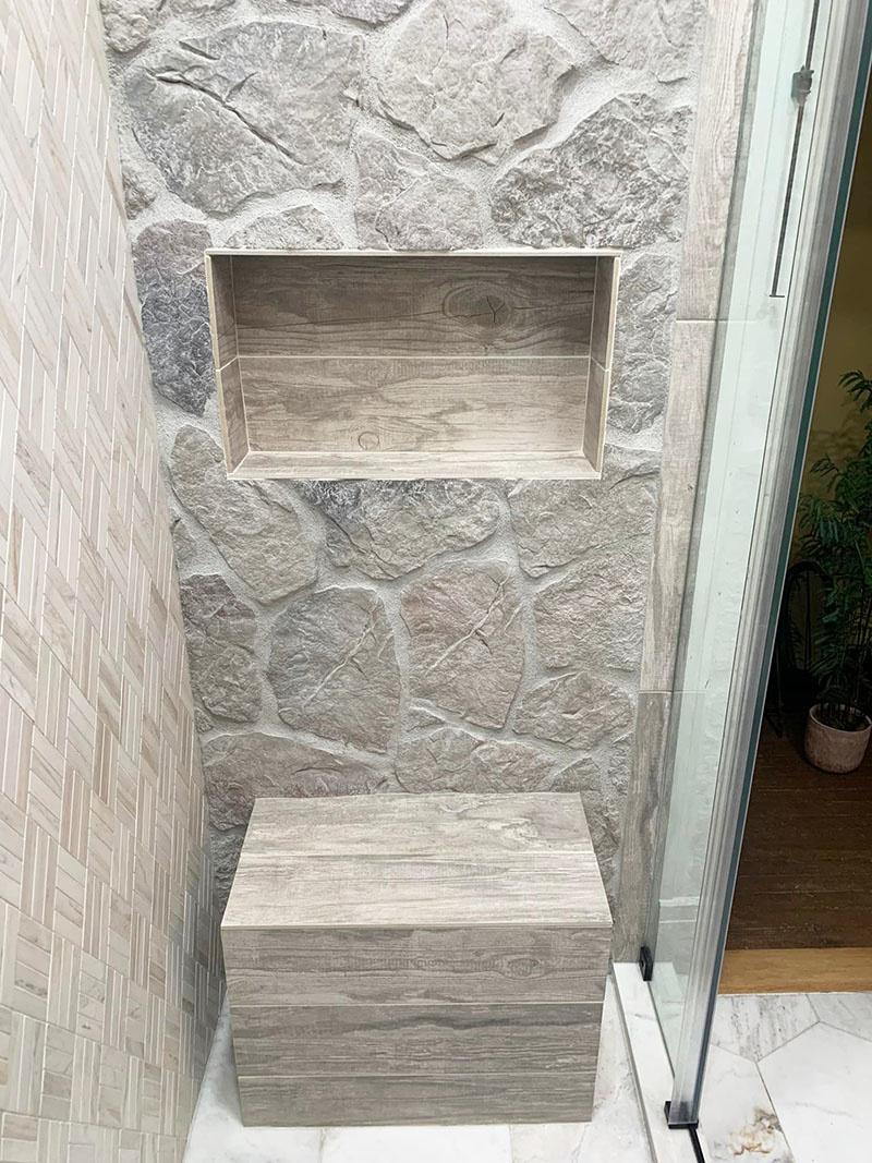 Stone Bathroom Remodel