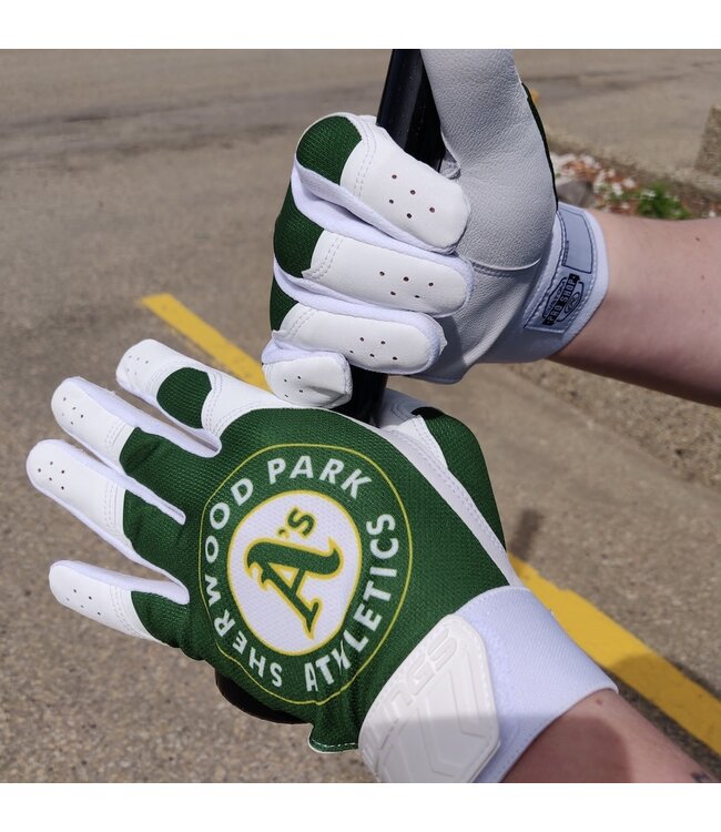 ATHLETICS RAWLINGS 5150 BATTING GLOVE SR