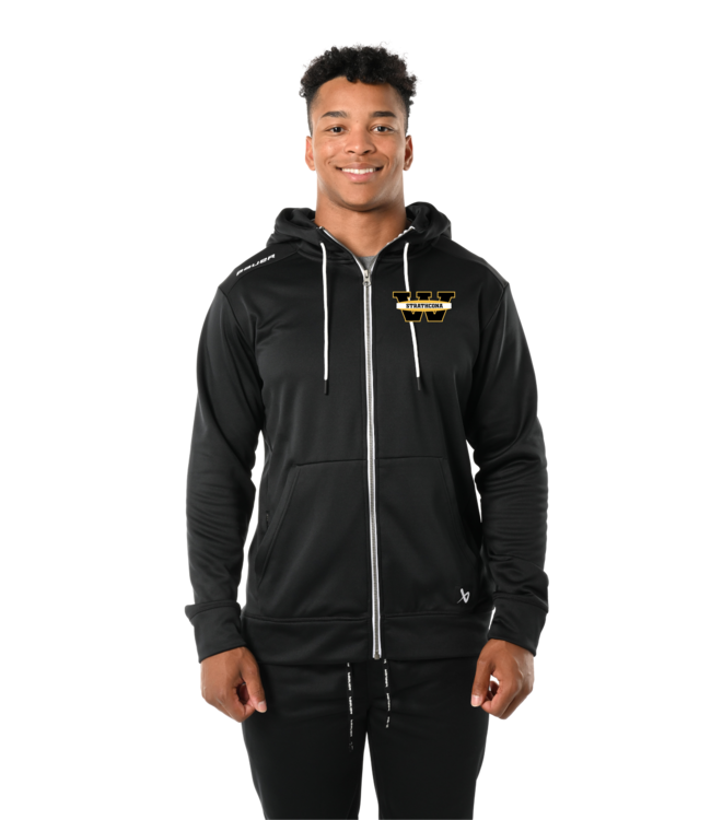 WARRIORS BAUER TEAM FLEECE ZIP HOODIE-SR