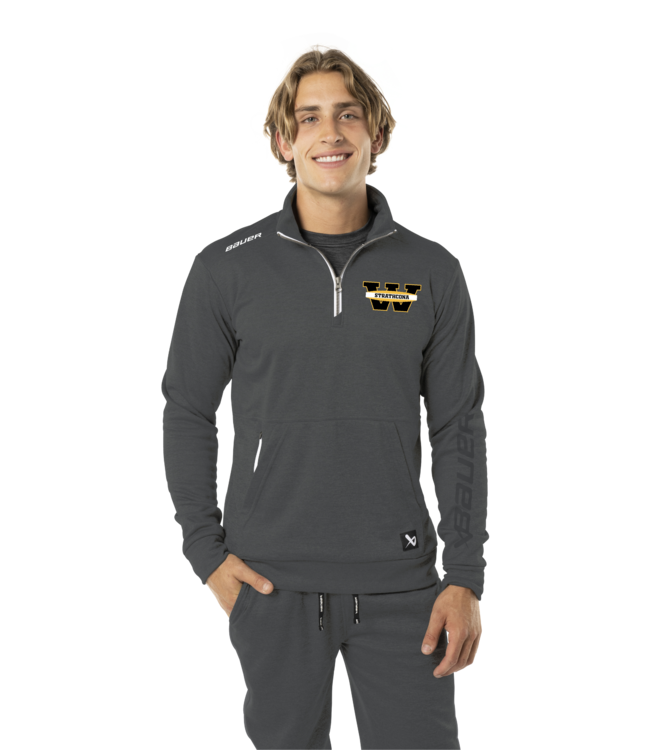 WARRIORS BAUER TEAM FLEECE 1/2 ZIP-SR