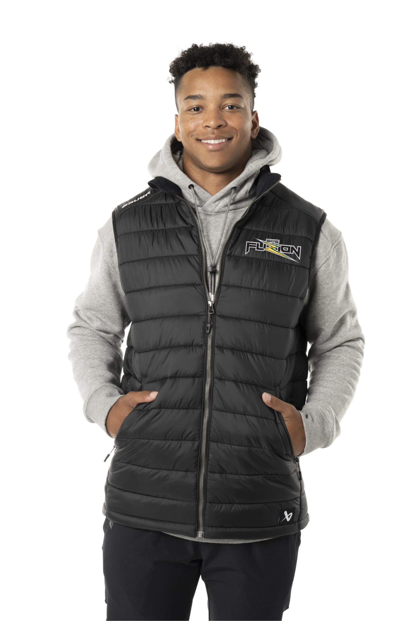 Bauer puffer jacket hockey best sale
