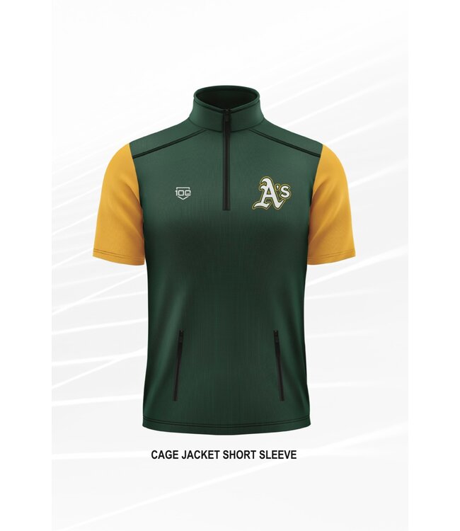 ATHLETICS 100MPH SHORT SLEEVE CAGE JACKET YOUTH