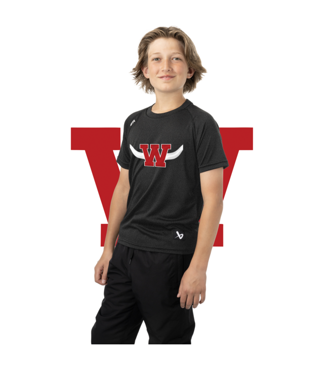 S24 BAUER TEAM SS TECH TEE-YTH