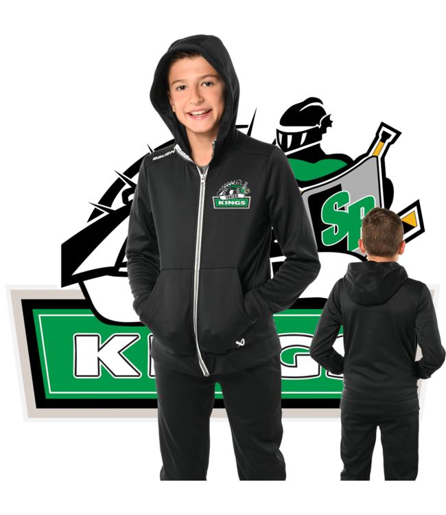 S23 BAUER TEAM FLEECE ZIP HOODIE-YTH