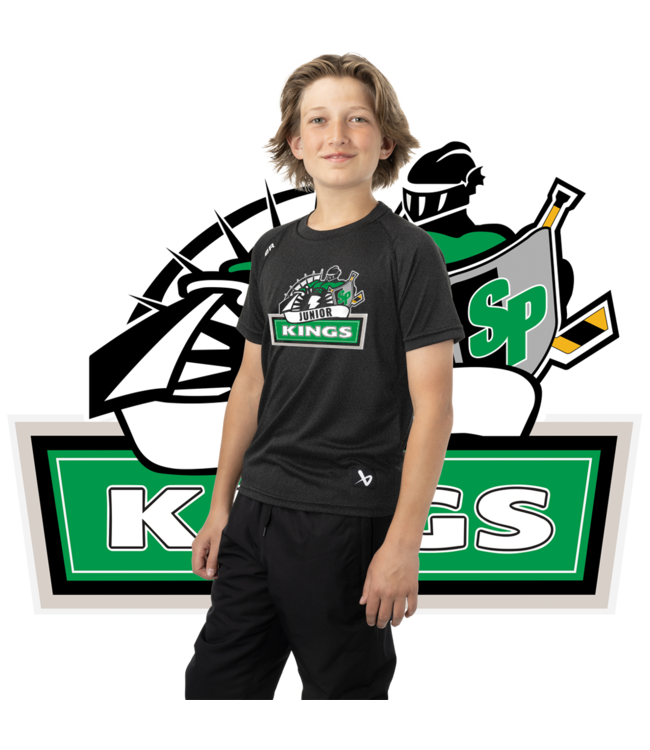 JR KINGS S24 BAUER TEAM SS TECH TEE-YTH