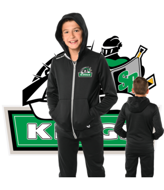 Bauer Hockey JR KINGS BAUER TEAM FLEECE ZIP HOODIE-YTH