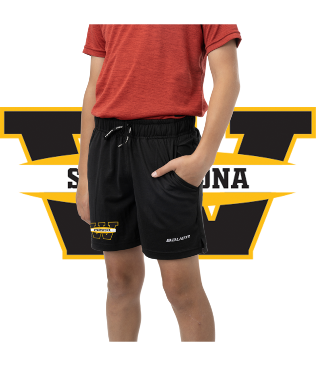 WARRIORS S24 BAUER TEAM KNIT SHORT-YTH