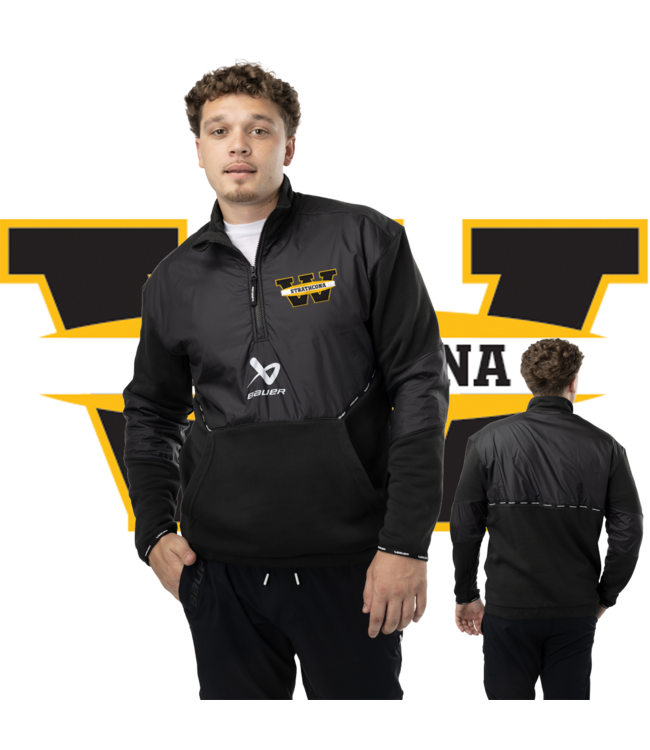 WARRIORS S24 BAUER TEAM 1/2 ZIP PULLOVER-SR