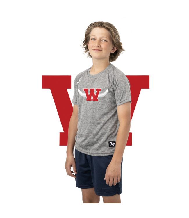 WRANGLERS S24 BAUER TEAM SS TECH TEE-YTH