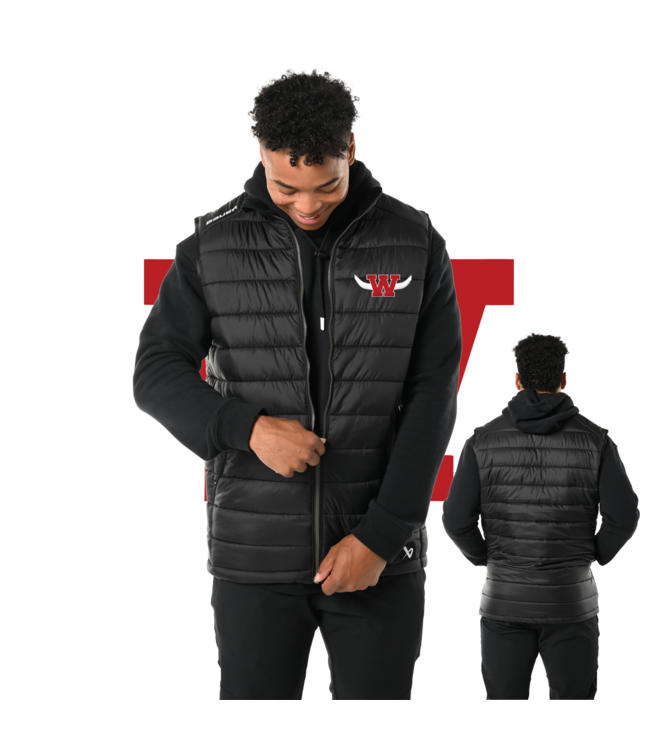 WRANGLERS BAUER TEAM PUFFER VEST-SR