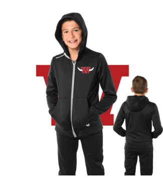 Bauer Hockey WRANGLERS BAUER TEAM FLEECE ZIP HOODIE-YTH