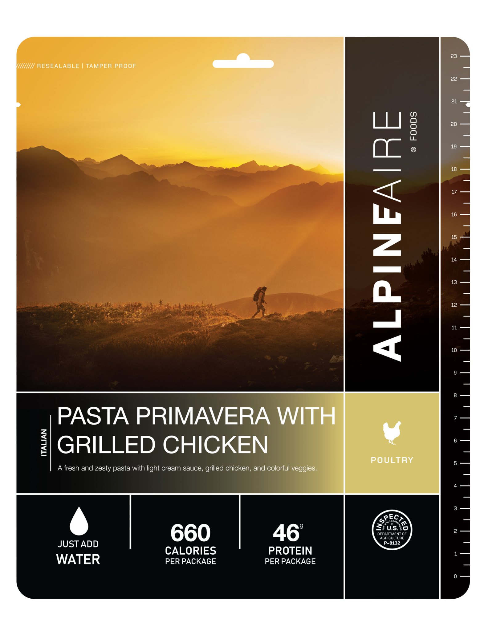 Katadyn Pasta Primavera with Grilled Chicken