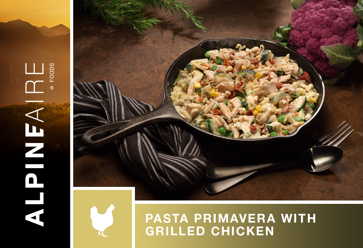 Katadyn Pasta Primavera with Grilled Chicken