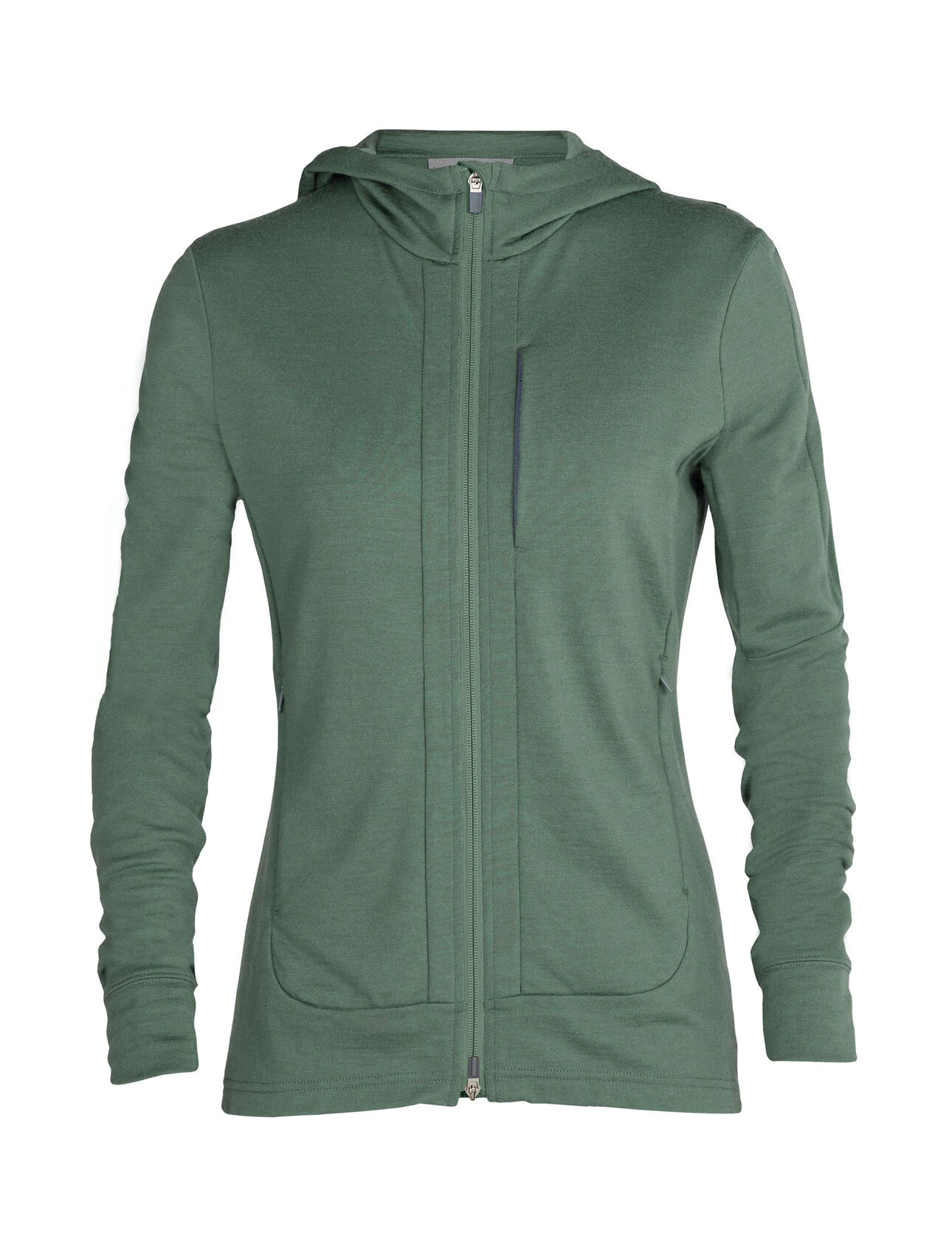 Icebreaker Women's Quantum III LS Zip Hood