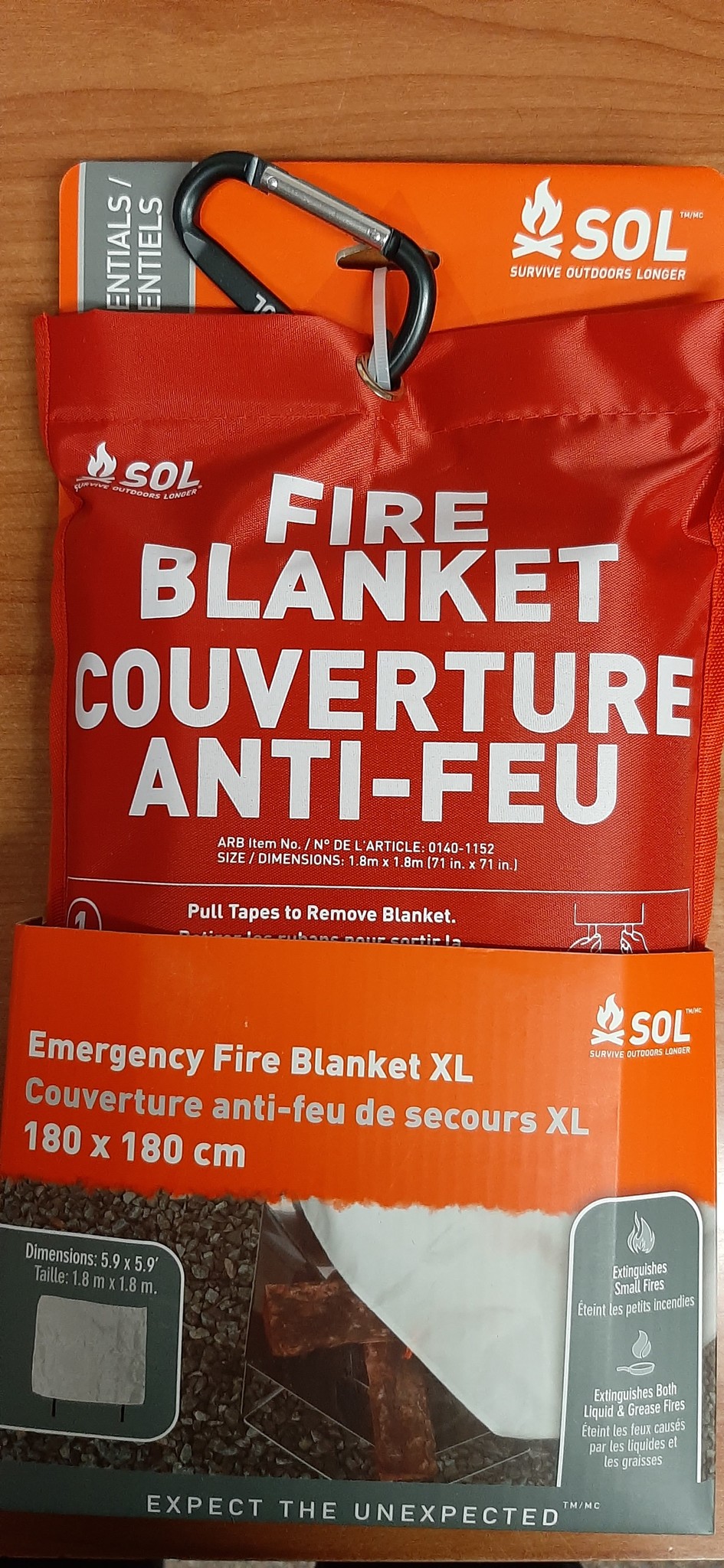 Emergency Fire Blanket Track 'N Trail