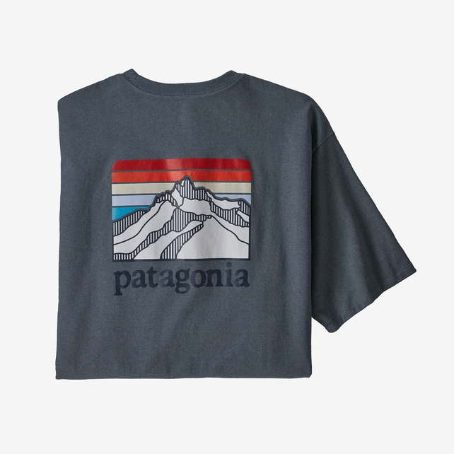 Patagonia Men's Line Logo Ridge Pocket Responsibili-Tee