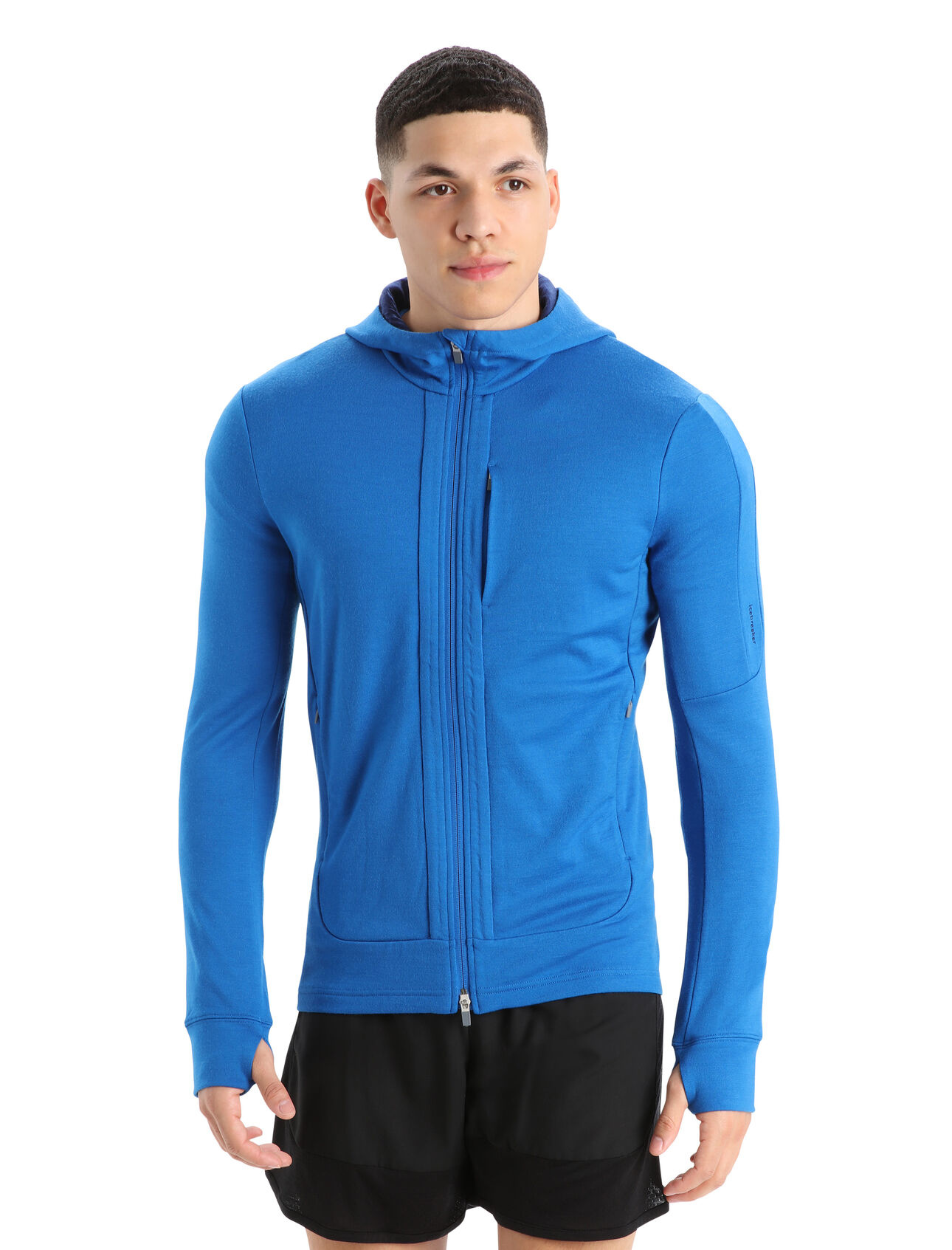 Merino Quantum III Long Sleeve Zip Hoodie - Icebreaker (CA)