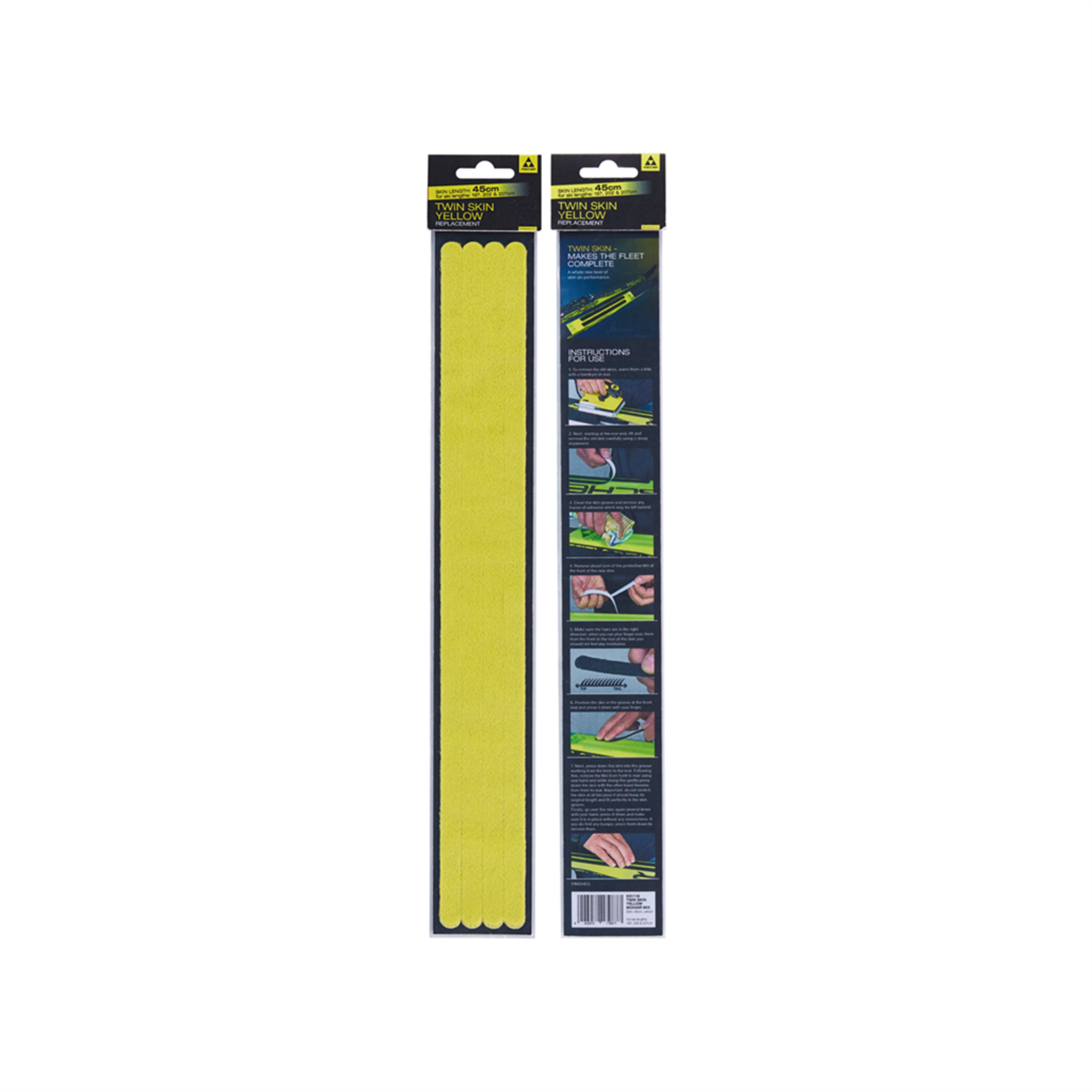Fischer Twin Skin Replacement Narrow Neon Yellow Mohair