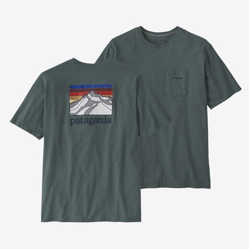 Patagonia Men's Line Logo Ridge Pocket Responsibili-Tee