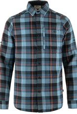 Fjallraven Men's Fjallglim Shirt - Buckwheat Brown/Dark Navy,M