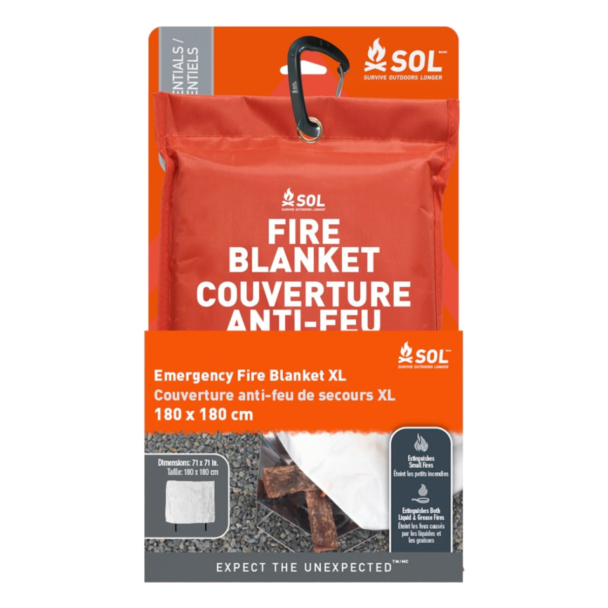 Adventure Ready Brands Emergency Fire Blanket