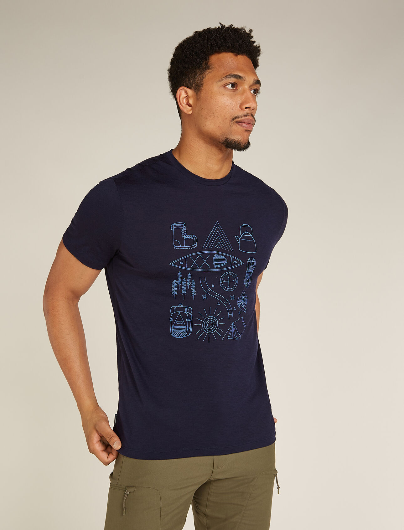Icebreaker Men's 150 Tech Lite Short Sleeve Camp Essentials