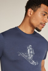 Icebreaker Men 150 Tech Lite Short Sleeve Skiing Yeti