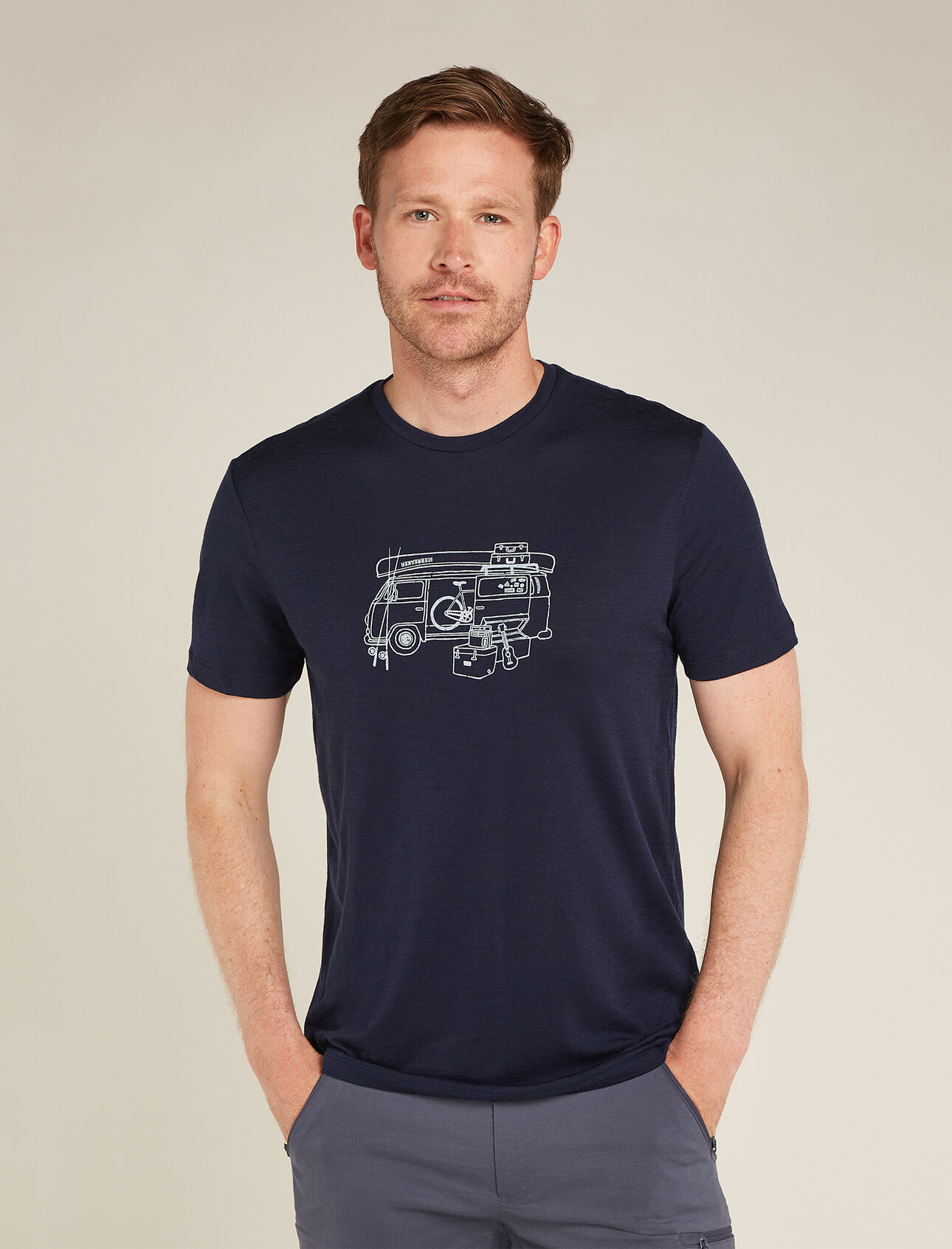 Icebreaker Men's 150 Tech Lite Short Sleeve Van Life