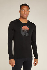 Icebreaker Men's Oasis Long Sleeve Crew Ruapehu Round