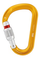 Petzl Attache Screwlock Carabiner Yellow