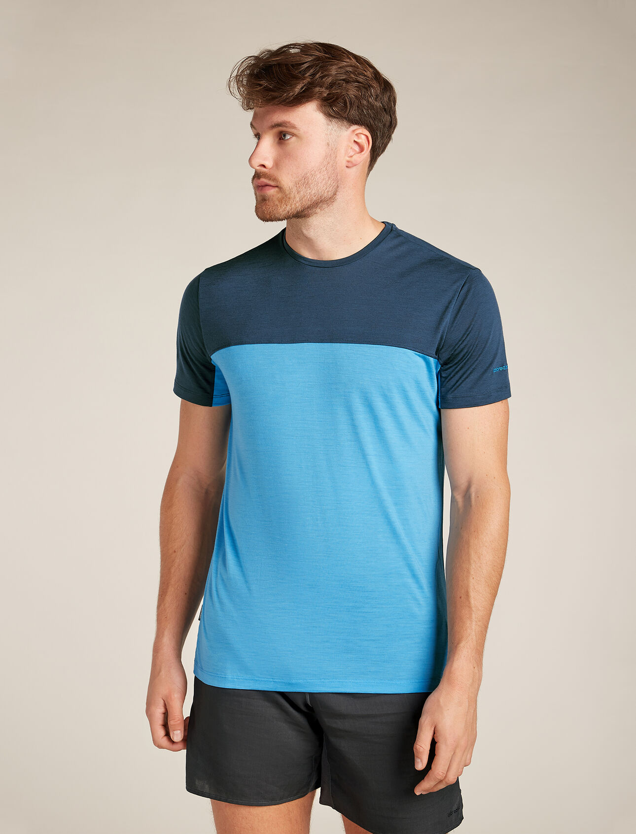 Icebreaker Men's 125 Cool-Lite Sphere III Short Sleeve Colour Block
