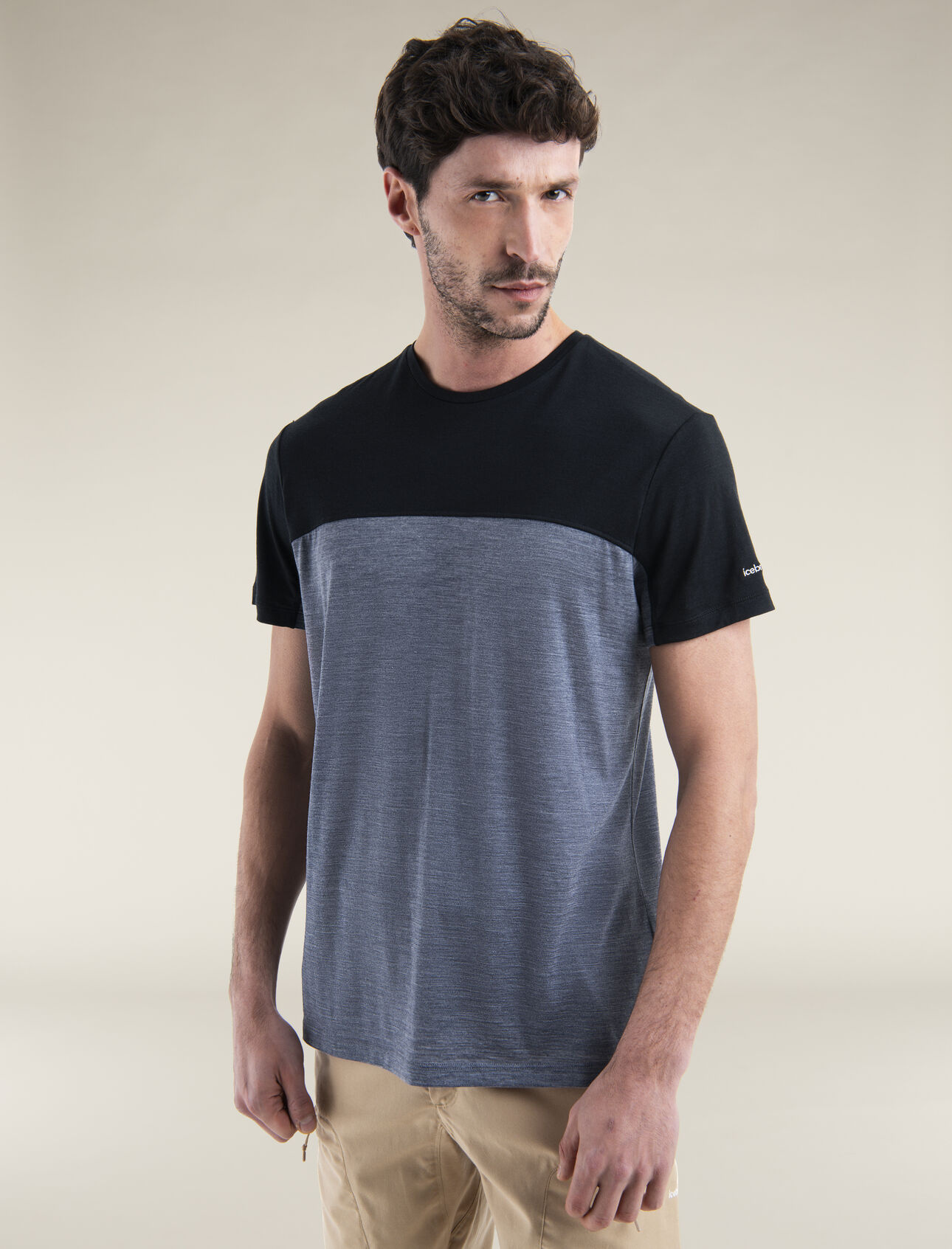 Icebreaker Men's 125 Cool-Lite Sphere III Short Sleeve Colour Block