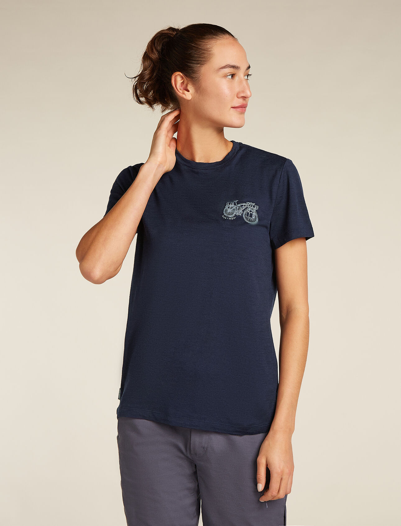 Icebreaker Women's 150 Tech Lite Short Sleeve Adventure Ride