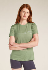 Icebreaker Women's 150 Tech Lite SS Single Line Camp
