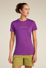 Icebreaker Women's 150 Tech Lite Short Sleeve Sparkling Stars