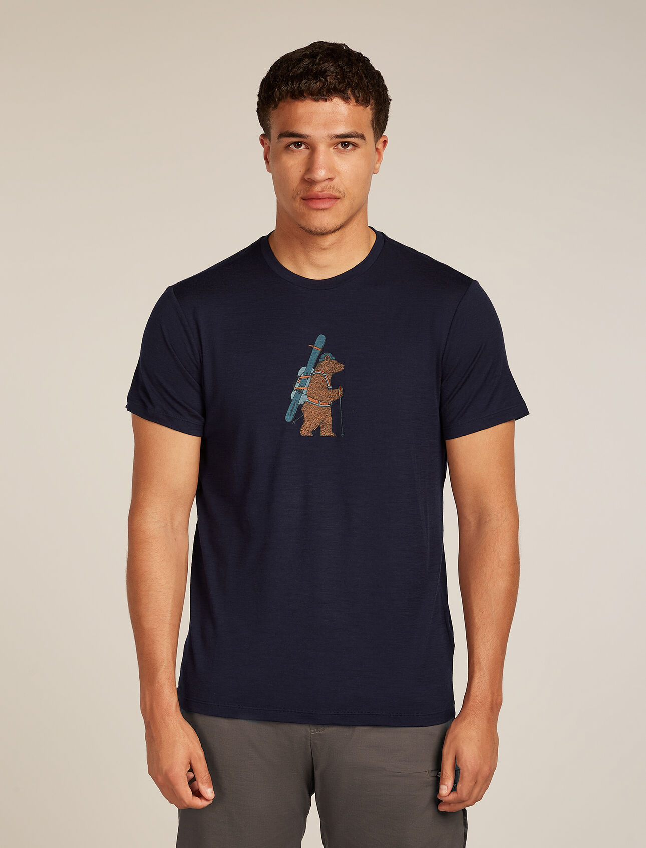 Icebreaker Men's 150 Tech Lite Short Sleeve Bear Tour