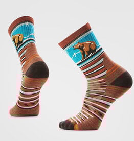 Smartwool Mn Targeted Cushion Bear Stripe Mid Crew